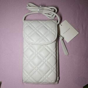 Primark White Quilted Crossbody Bag
